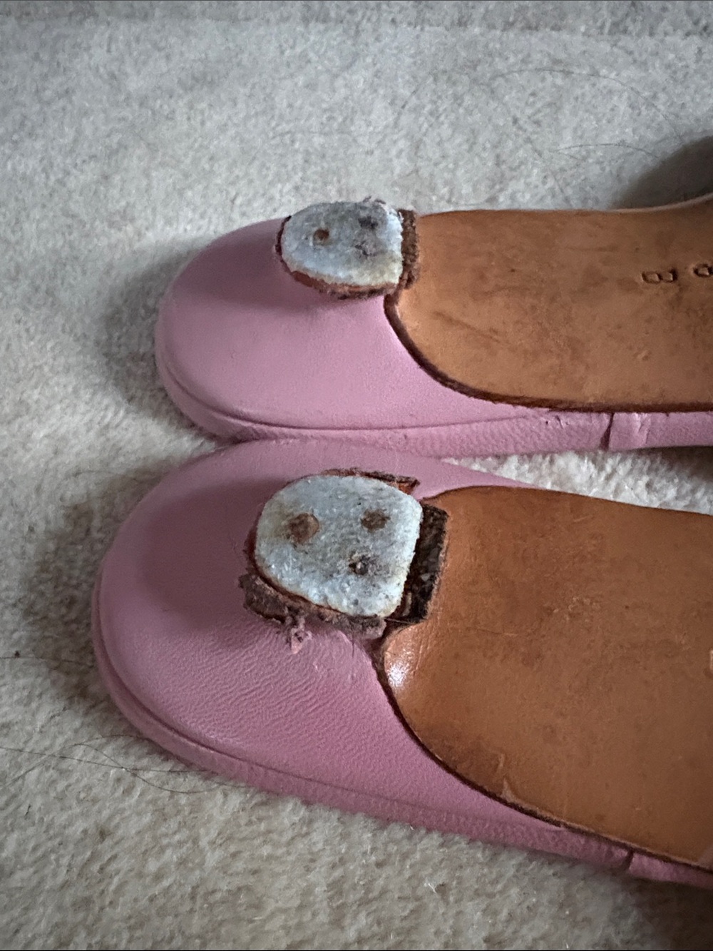 Lilly Pulitzer Pink Palm Leather Slide Sandals - Picture 3 of 4